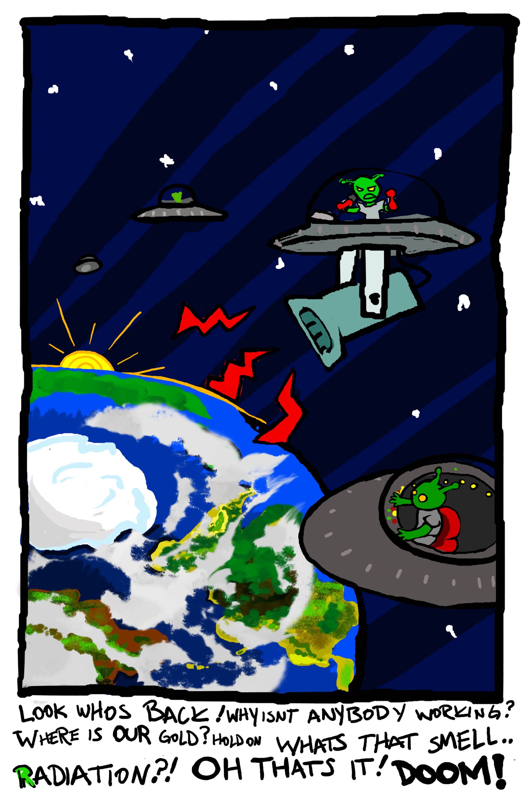 The land owners have returned