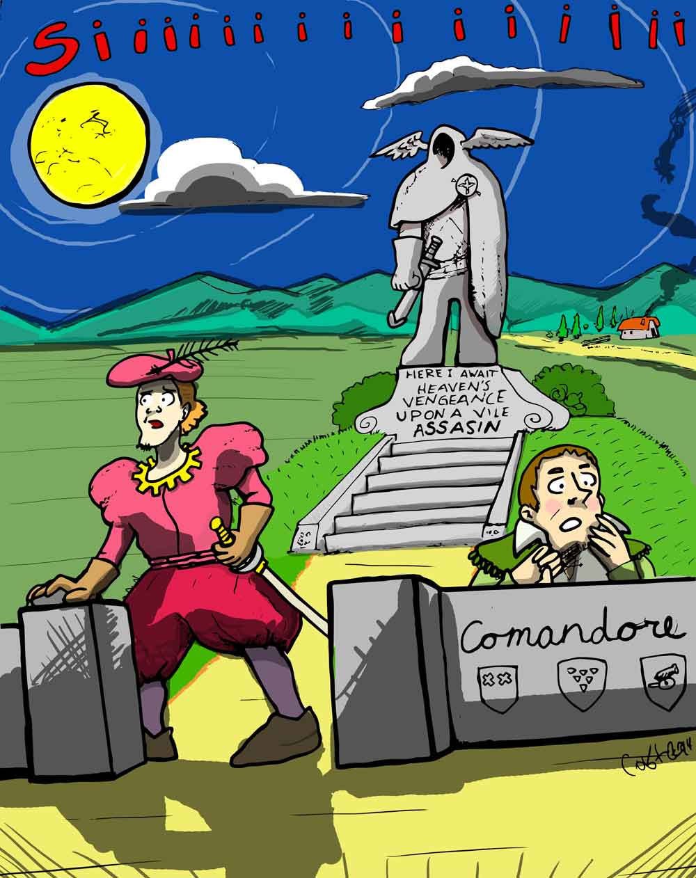 Don Giovanni’s Invites the statue to dinner